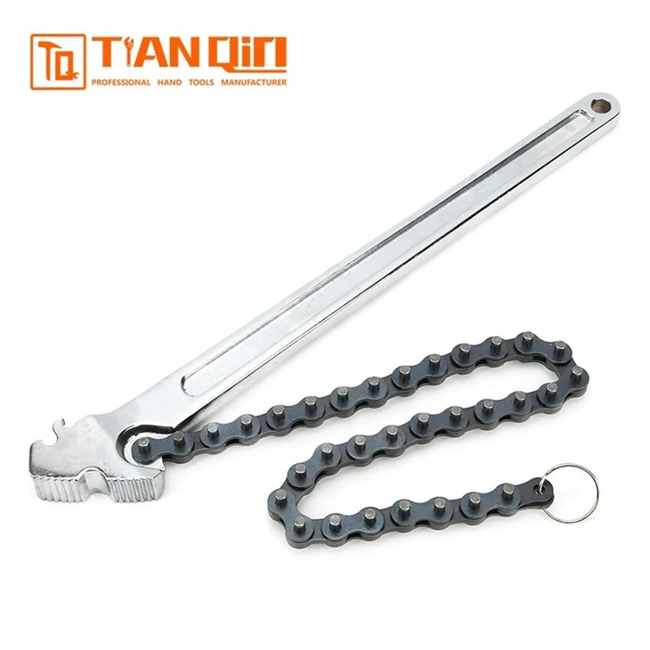 45# Steel Forged Chain Wrench(Card Packing) factory