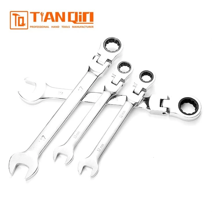 7 PCS Hardbound Fixed Head Combination Ratchet Spanner Set best